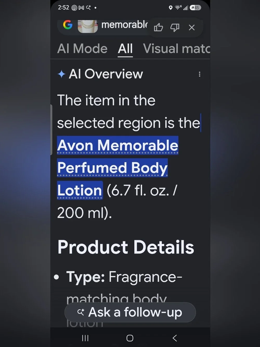 AVON MEMORABLE body Lotion VINTAGE 2003 200ml 6.7 fl Oz New. Read Details In Pic